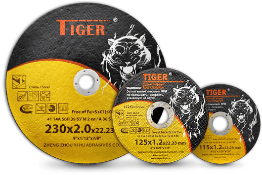 Круг отрезной TIGER ABRASIVE 125 Х 1,6 Х 22 мет+нерж