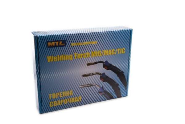 Горелка TIG MTL WP-17FXV, 4м, вентиль, гибкая (150А/2pin/ОКС+M10x1)