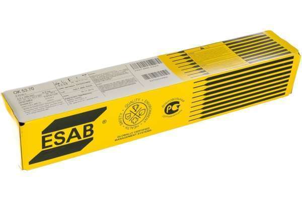 Электроды ESAB ОК 53.70 д 2,5 мм 4,5 кг, цена за 4.5 кг.