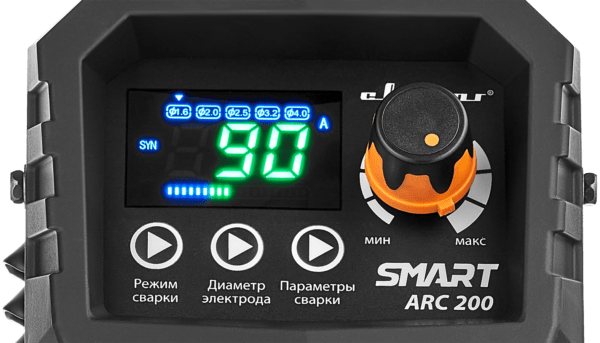 Инвертор сварочный СВАРОГ REAL SMART ARC 200 BLACK (маска+краги) (Z28303)