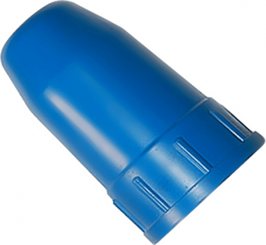 Колпак для кислородного баллона синий (пластик.)