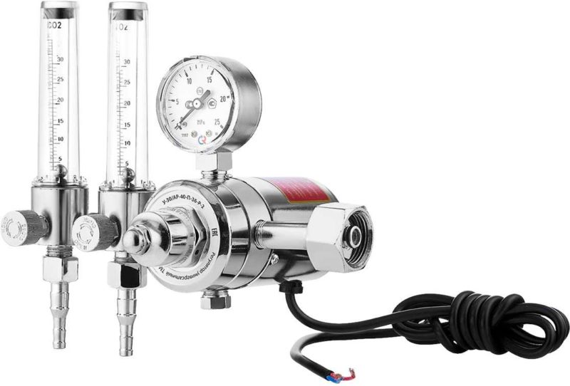 Регулятор аргоновый/углекислотный Сварог У-30/АР-40-П-36-Р с встроенным подогревателем