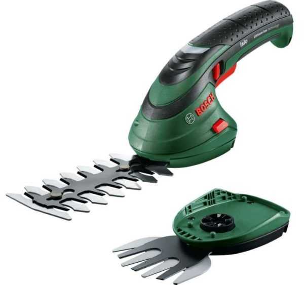 Аккумуляторные ножницы для травы и кустов Bosch ISIO 0600833108