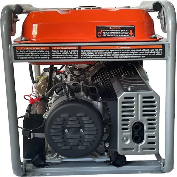 Бензиновый генератор (электростанция) TOR KM9500H (7,0кВт, 220В, 27л/с, кнопка запуска, колеса)