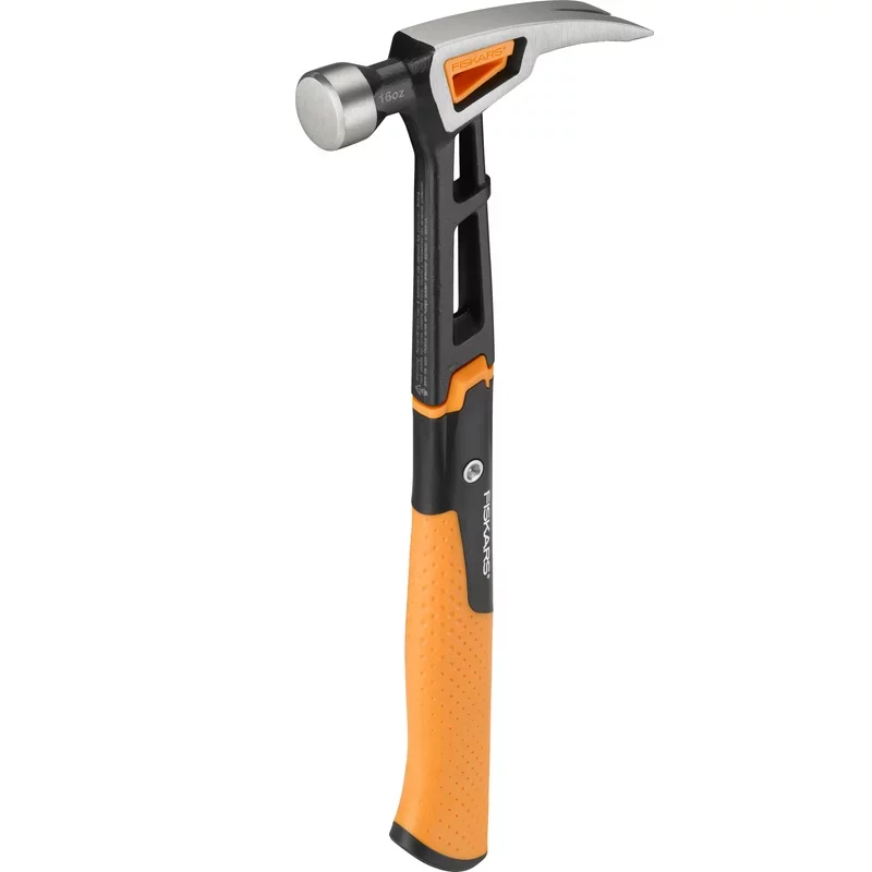 Молоток FISKARS с загнутым гвоздодёром M16oz-13.5