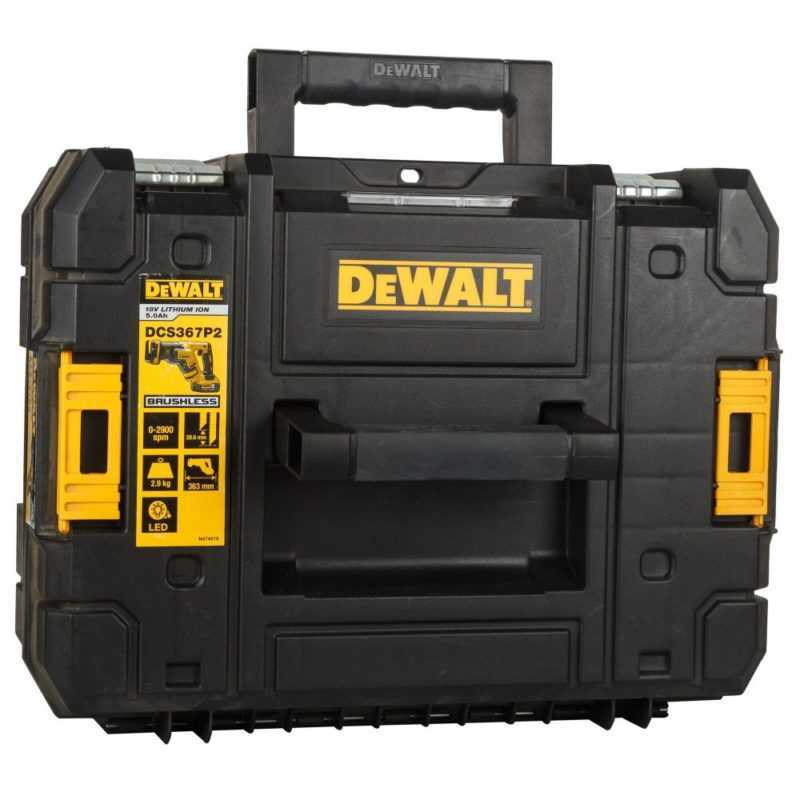 Пила сабельная аккумуляторная DeWALT DCS367P2 (Китай)