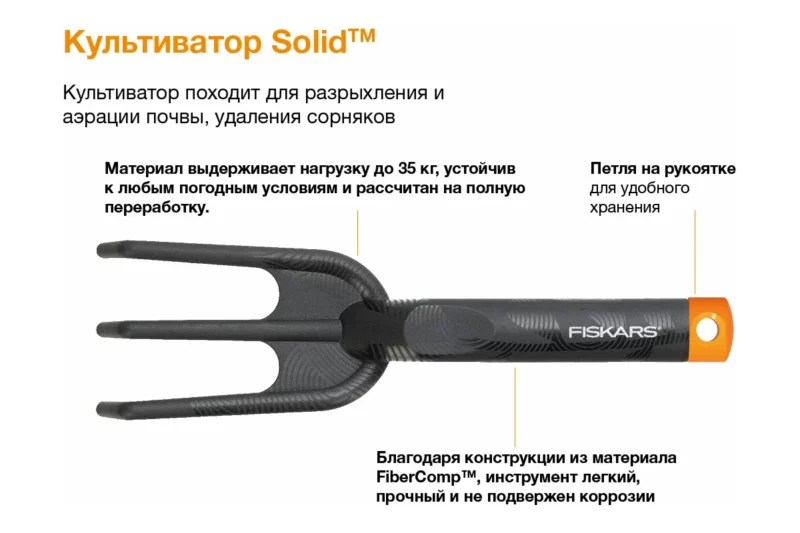 Культиватор Fiskars 1001600 (137020)